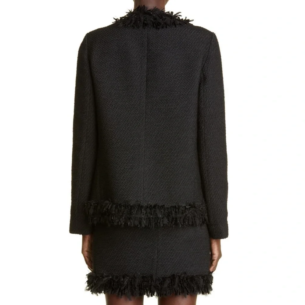 DOLCE & GABBANA Fringe Bouclé Jacket - Picture 2 of 11